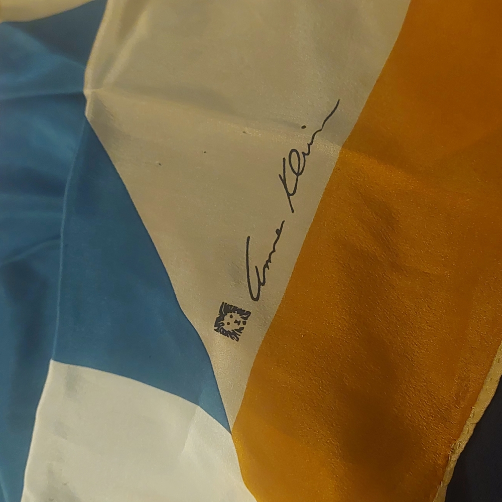 Vintage Anne Klein Silk Scarf